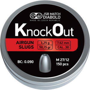 Pellets JSB KO Slug .30, 7.62mm /150pcs