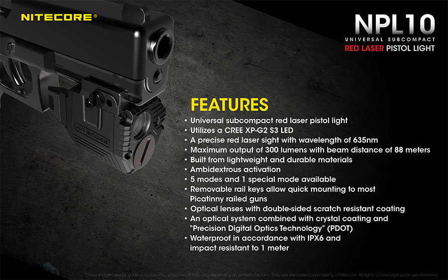 ΦΑΚΟΣ LED NITECORE NPL10, Set με μπαταρία CR2 – πρόσθετη εικόνα 4