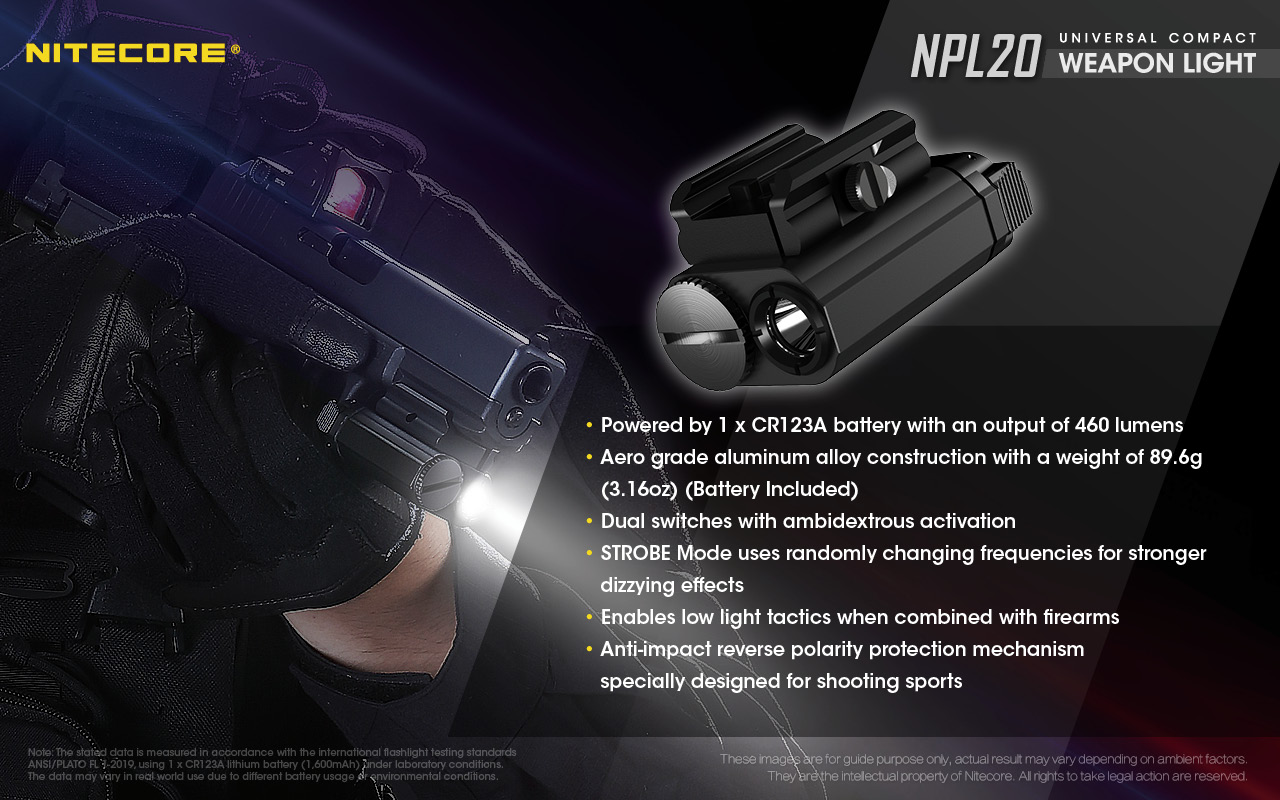 ΦΑΚΟΣ LED NITECORE NPL20, Set με μπαταρια CR123 – πρόσθετη εικόνα 5