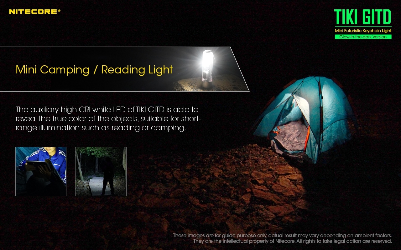 ΦΑΚΟΣ LED NITECORE TIKI GITD, Glow-In-The-Dark, USB-C, 300 lumens – πρόσθετη εικόνα 14