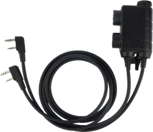 Διακόπτης PTT για Ωτοασπίδες EARMOR,M56-KEN, 2 x Kenwood/Baofeng