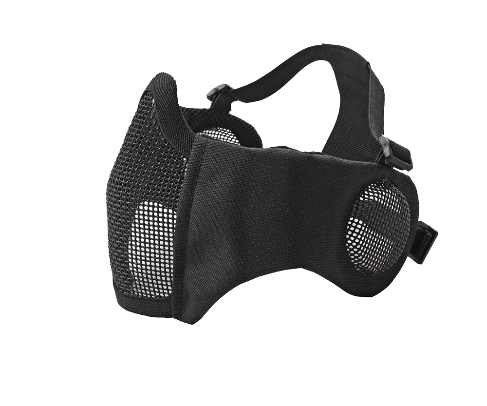 ΜΑΣΚΑ SOFT Mesh, Ear Protection, Metal, Lower Half, Black