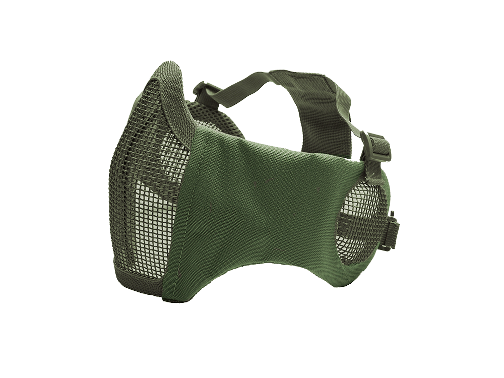 ΜΑΣΚΑ SOFT Mesh, Ear Protection, Metal, Lower Half, OD Green