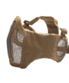 ΜΑΣΚΑ SOFT Mesh, Ear Protection, Metal, Lower Half, Tan
