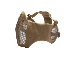 ΜΑΣΚΑ SOFT Mesh, Ear Protection, Metal, Lower Half, Tan
