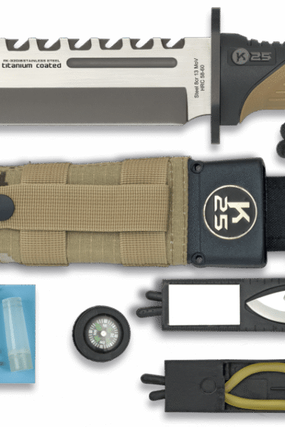 ΜΑΧΑΙΡΙ K25, Tactical Knife, THUNDER I - SERIE ENERGY, TAN