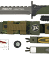 ΜΑΧΑΙΡΙ K25, Tactical Knife, THUNDER II, GREEN, ENERGY, 32134