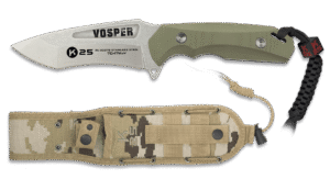 ΜΑΧΑΙΡΙ K25, Tactical Knife, VOSPER coyote 13 cm