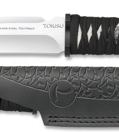 ΜΑΧΑΙΡΙ TOKISU knife. Leather sheath. Blade 15,3cm