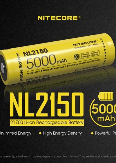 ΜΠΑΤΑΡΙΑ NITECORE 21700 / 5000mAh (τιμή τεμαχίου) – πρόσθετη εικόνα 1
