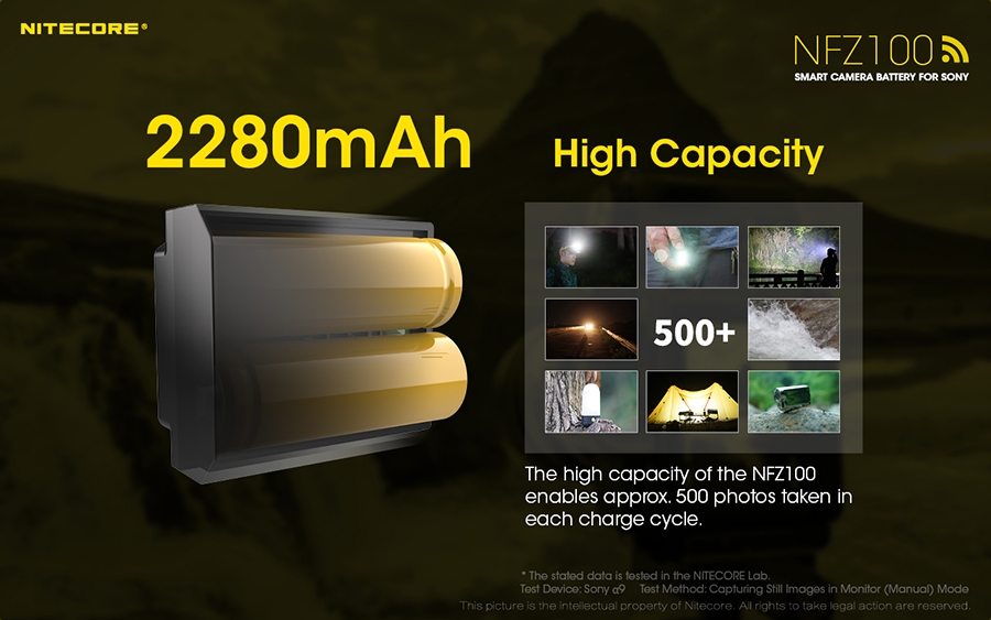 ΜΠΑΤΑΡΙΑ NITECORE NFZ100, SMART CAMERA BATTERY FOR SONY (τιμή – πρόσθετη εικόνα 13