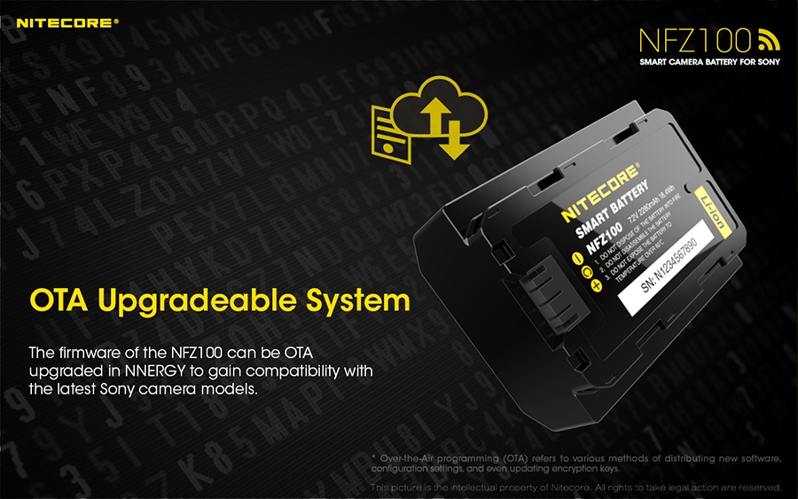 ΜΠΑΤΑΡΙΑ NITECORE NFZ100, SMART CAMERA BATTERY FOR SONY (τιμή – πρόσθετη εικόνα 14