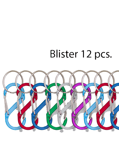 ΜΠΡΕΛΟΚ Albainox Carabiner key ring, 5cm