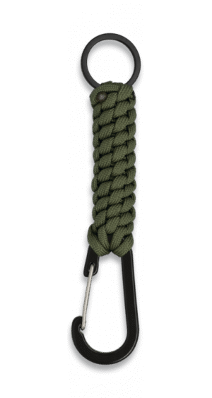 ΜΠΡΕΛΟΚ Albainox Snap hook with paracord and ring. Green