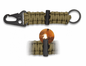 ΜΠΡΕΛΟΚ PARACORD Albainox, Barbaric, με πυρόλυθο, COYOTE