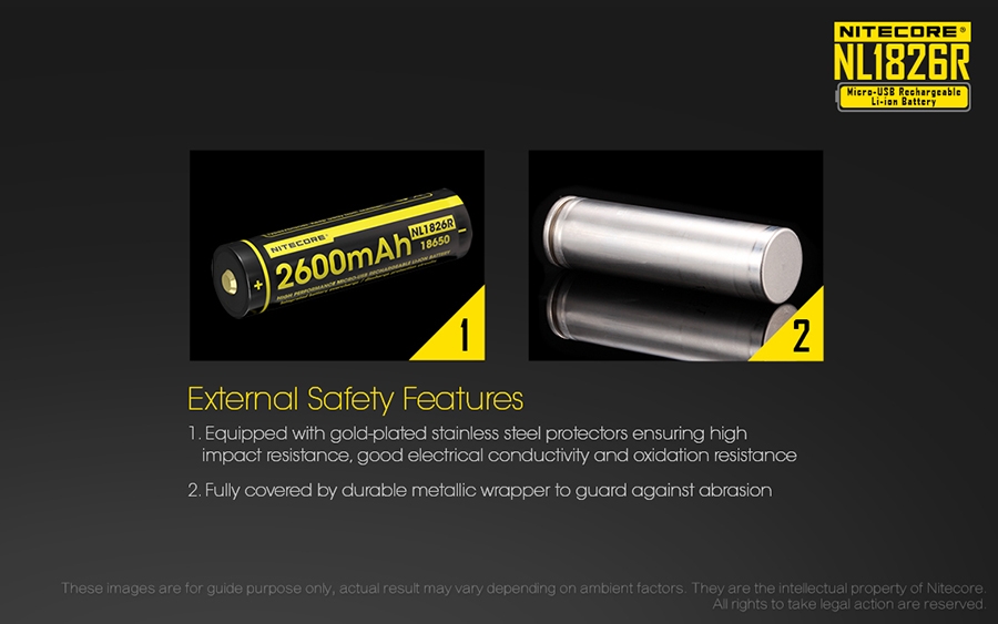 ΜΠΑΤΑΡΙΑ NITECORE 18650 / 2600mAh / Micro USB (τιμή τεμαχίου) – πρόσθετη εικόνα 10