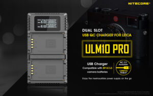 ΦΟΡΤΙΣΤΗΣ NITECORE ULM10 Pro για Leica – πρόσθετη εικόνα 1