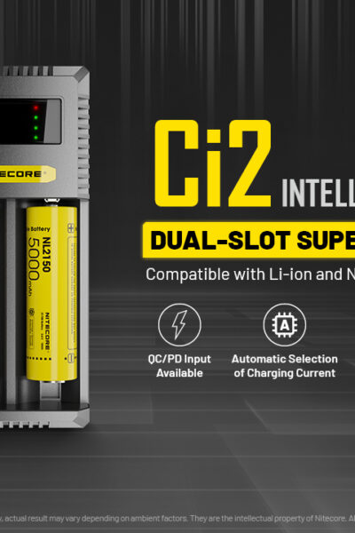 ΦΟΡΤΙΣΤΗΣ NITECORE Ci2, Δύο Θέσεων – πρόσθετη εικόνα 1