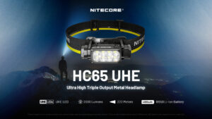 ΦΑΚΟΣ LED NITECORE HEADLAMP HC65 UHE, 2000 Lumens – πρόσθετη εικόνα 1