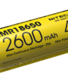 ΜΠΑΤΑΡΙΑ NITECORE 18650 / 2600mah / IMR 40A FlatTop (Ζεύγος)