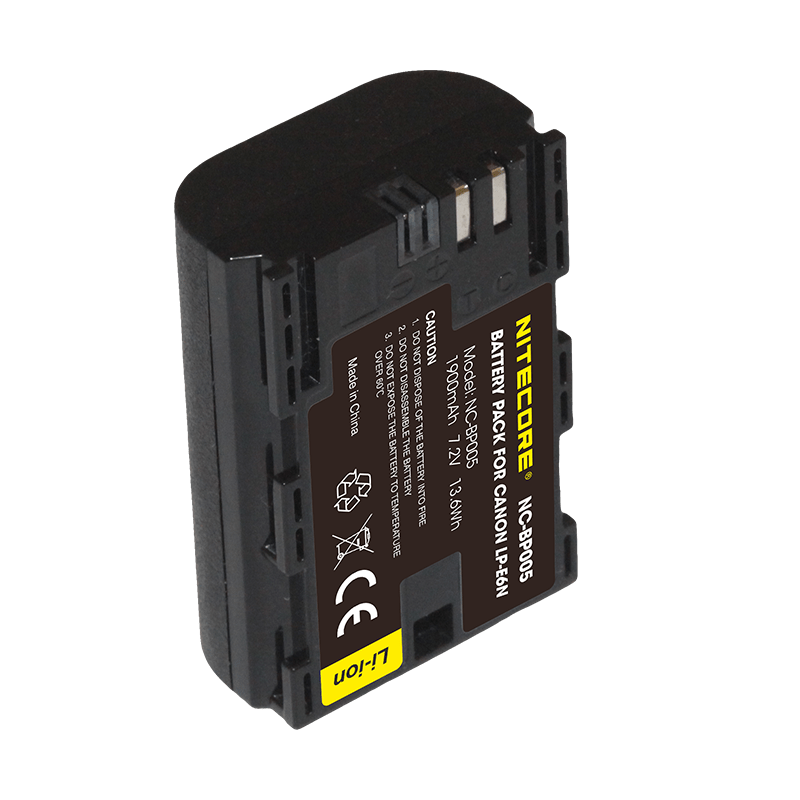 ΜΠΑΤΑΡΙΑ NITECORE for Canon LP-E6N, 7.2V, 1900mAh, 13.6Wh – πρόσθετη εικόνα 6