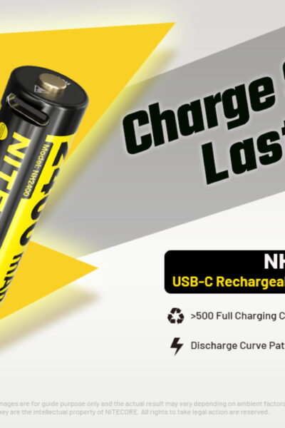 ΜΠΑΤΑΡΙΑ NITECORE Rechargable ΑΑ2400 1.5v Χ4 + Καλώδιο φόρτισης – πρόσθετη εικόνα 1