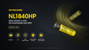 ΜΠΑΤΑΡΙΑ NITECORE 18650 / 4000mAh (τιμή τεμαχίου), NL1840HP – πρόσθετη εικόνα 1