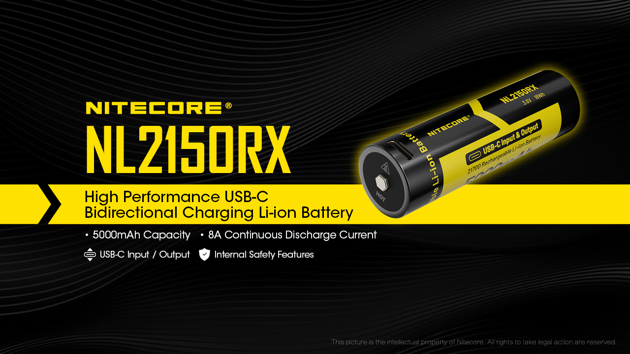 ΜΠΑΤΑΡΙΑ NITECORE 21700 / 5000mAh/ RX, USB-C – πρόσθετη εικόνα 2