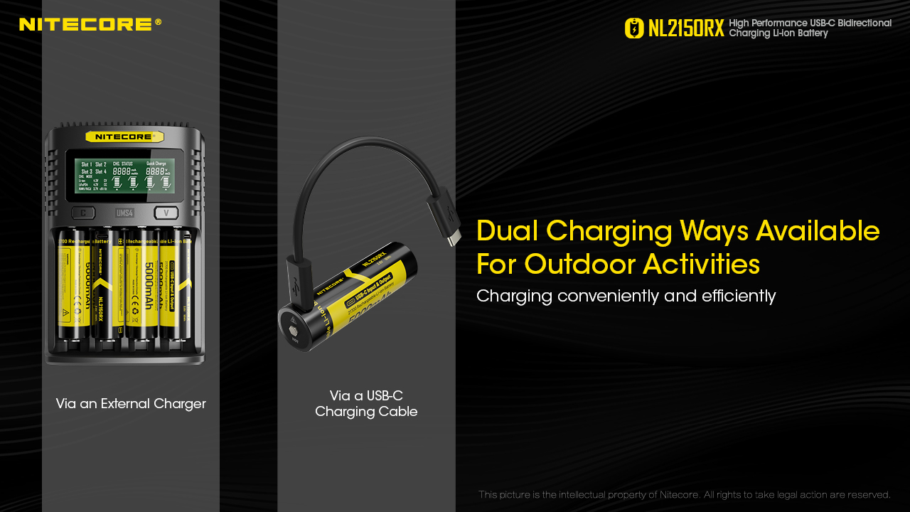 ΜΠΑΤΑΡΙΑ NITECORE 21700 / 5000mAh/ RX, USB-C – πρόσθετη εικόνα 5