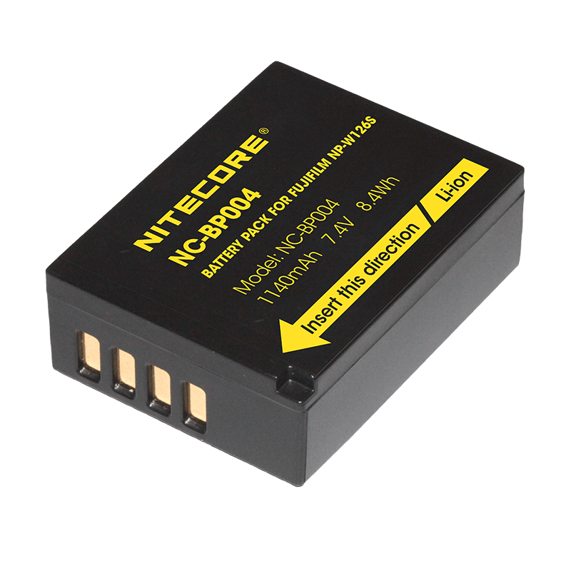 ΜΠΑΤΑΡΙΑ NITECORE for Fujifilm NP-W126S, 7.2V, 1140mAh, 8.4Wh