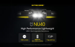 ΦΑΚΟΣ LED NITECORE HEADLAMP NU40, 1000Lm – πρόσθετη εικόνα 1
