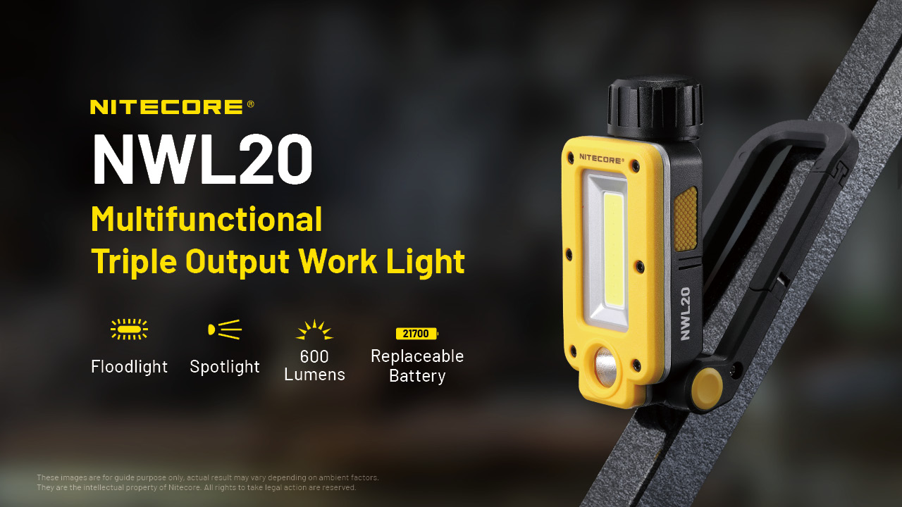 ΦΑΚΟΣ LED NITECORE Multifunctional Triple Output Work Light – πρόσθετη εικόνα 6