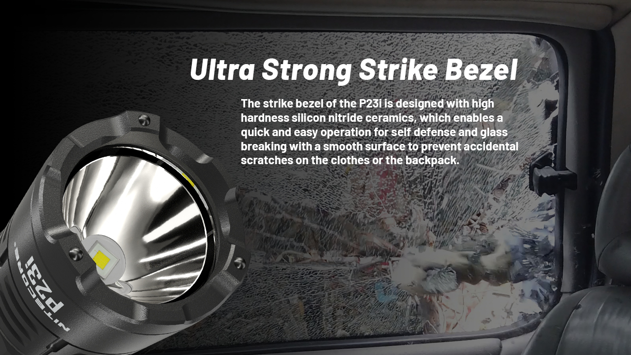 ΦΑΚΟΣ LED NITECORE PRECISE P23i, Tactical, Strobe Ready, 3000lm – πρόσθετη εικόνα 9