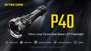 ΦΑΚΟΣ LED NITECORE PRECISE P40, Ultra long throw, 2900m – πρόσθετη εικόνα 1