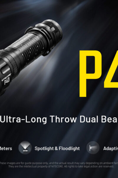 ΦΑΚΟΣ LED NITECORE PRECISE P40, Ultra long throw, 2900m – πρόσθετη εικόνα 1