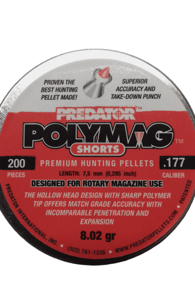 Pellets JSB POLYMAG-PREDATOR SHORTS 4,5mm (.177Cal) / 200pcs
