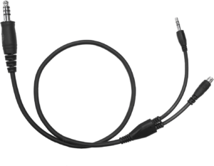 Καλώδιο EARMOR σχήματος Υ Αρσ.3,5 mm+Θηλ.2,5 mm Αρσ.U-174
