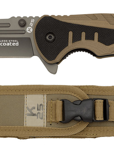 ΣΟΥΓΙΑΣ K25, G10 Handle, TAN, 18318