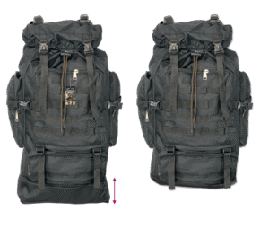 Σακίδιο πλάτης BARBARIC, Backpack. Black, 60 lt, 34936-NE