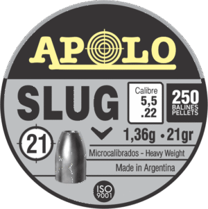 Pellets APOLO SLUG 5,5mm / 21 / 250