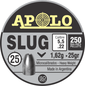 Pellets APOLO SLUG 5,5mm / 25 / 250