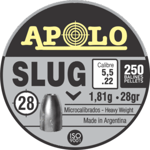 Pellets APOLO SLUG 5,5mm / 28 / 250