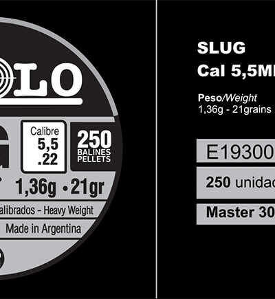 Pellets APOLO SLUG 5,5mm / 21 / 250 – πρόσθετη εικόνα 1