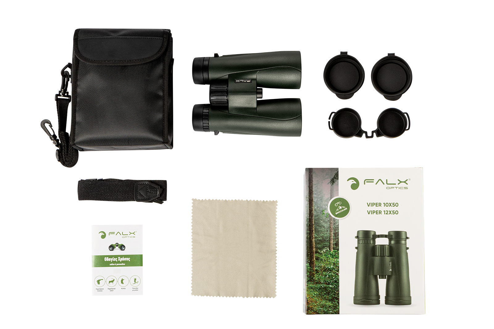 ΚΙΑΛΙΑ FALX Optics Viper 12x50 HD – πρόσθετη εικόνα 5
