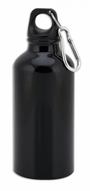ΥΔΡΟΔΟΧΕΙΟ Aluminium, Black, 400ml, Mod.3384