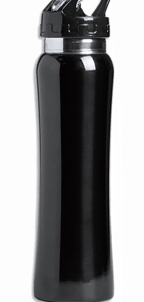 ΥΔΡΟΔΟΧΕΙΟ Stainless Steel, Black, 800ml, Mod.6280