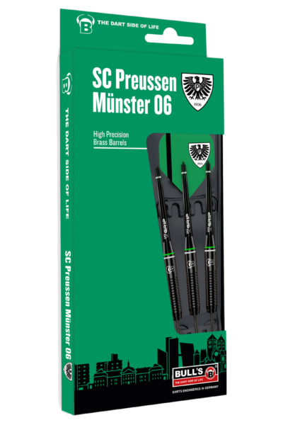 ΒΕΛΑΚΙΑ DART BULL'S, Brass Steel Dart Preussen Munster, 21g – πρόσθετη εικόνα 1