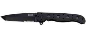 CRKT M16-10KZ TANTO BLACK W/TRIPLE POINT SERRATIONS