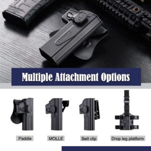 ΘΗΚΗ ΠΙΣΤΟΛΙΟΥ AMOMAX, DESERT EAGLE, RH, Black – πρόσθετη εικόνα 1