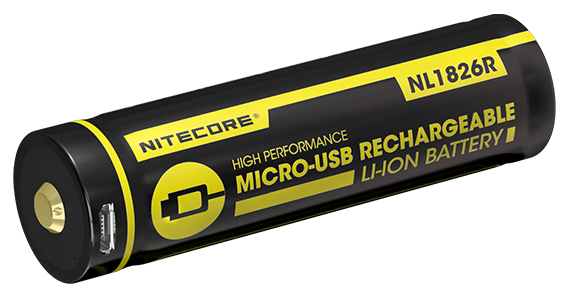 ΜΠΑΤΑΡΙΑ NITECORE 18650 / 2600mAh / Micro USB (τιμή τεμαχίου)